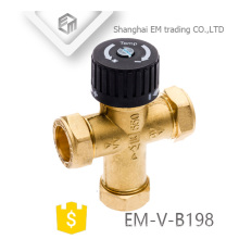 EM-V-B198 vanne thermostatique en laiton de 3 voies de radiateur pour le contrôle de la température de l&#39;eau
